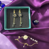 Special Valentine Bracelet,Earrings & Ring Combo